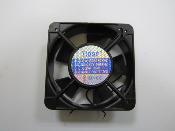 Вентилятор плоский (квадратный) Tidar 150х150х50